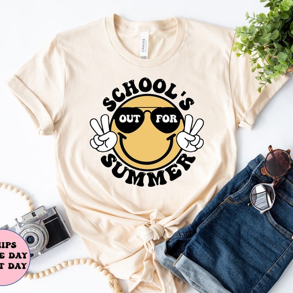 Schools Out For Summer Shirt, Last Day Of School Tee, Teacher Summer Tshirt, Summer Shirt, Classmates Matching Tee