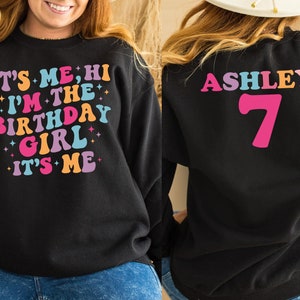 Personalized Birthday Girl T-Shirt: Custom Name & Age