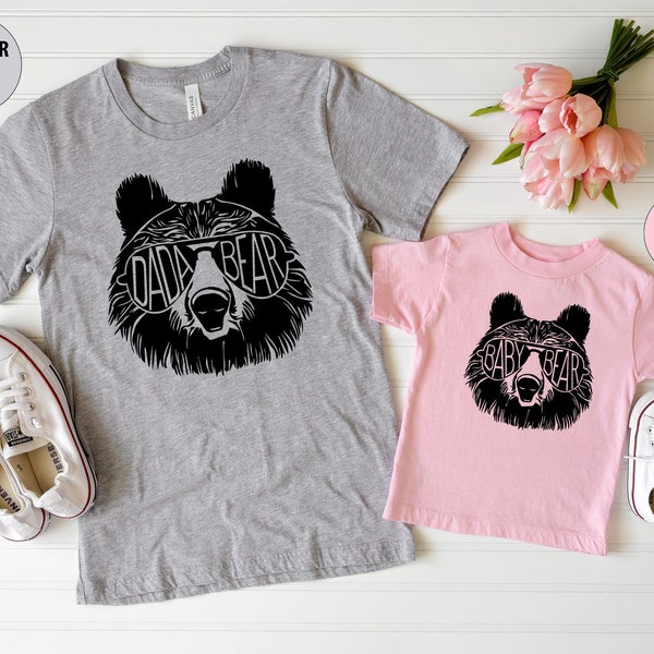 Dada Bear Shirt | Daddy Bear Set, Dada Bear Baby Bear Shirt, Fathers Day Shirt,Bear Family Shirts, New Dad Gift, Baby Shower Gift, Dad Shirt