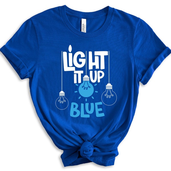 Light It Up Blue for Autism, Autism Awareness Shirt, Light it up Blue, Autism gift, Sweatshirt for Autistic, Sweatshirt bestseller, ford boy