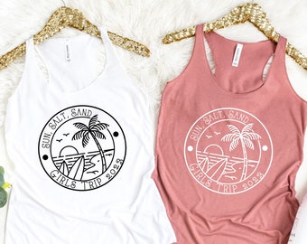 Customizable Family Vacation Shirt: Matching Beach Trip Tops