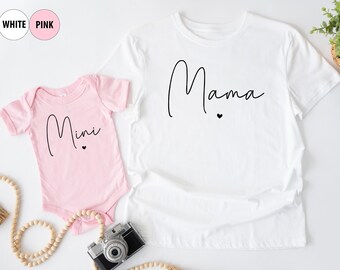 Mama Mini Shirts, Mom And Me Shirt, Mother's Day Gift, Matching Mommy and Me Shirts, Matching Mom Shirt, Mama Mini Matching Shirt