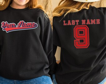 Custom Team Name Sweatshirt: Personalized Football Hoodie