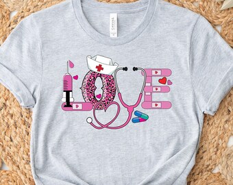 Valentine Nurse Shirt, Nurse Valentine Shirt, Nurse Crew Shirts, Nurse Love Shirts, Nurse Valentine Gift Shirt