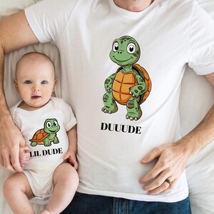 Father and Son Matching Shirts, Matching Turtles Father Son Shirts, Disney Matching Dad and Son Shirts, Daddy and Me Shirt, Dad and Son Tee