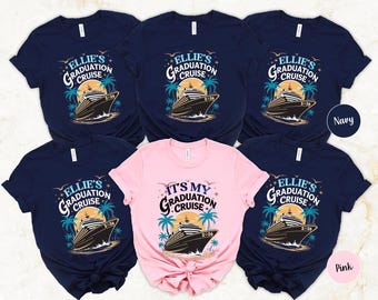 Personalized Graduation Cruise Shirt 2026: Senior Trip Matching Tee