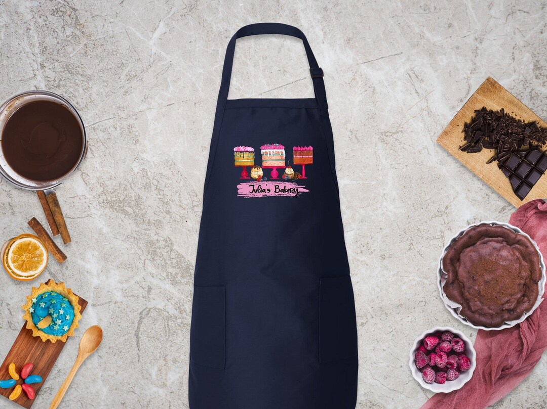 Personalized Apron With Pocket for Women, Personalized Gift, Christmas ...