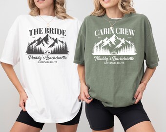 Comfort Colors Bachelorette Mountain Bride Shirt, Bachelorette Weekend Outfit Tee