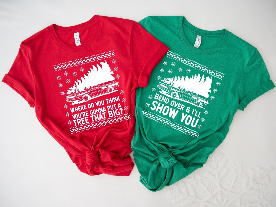 Is Your House on Fire Clark Matching Christmas Couples Shirts