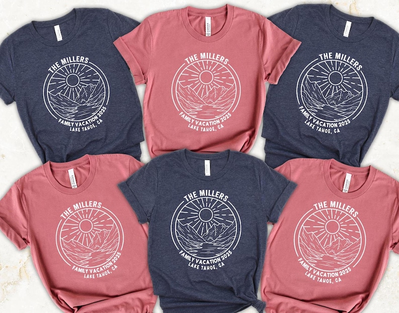 Personalized Family Mountain Vacation Shirt: Camping Trip Tee