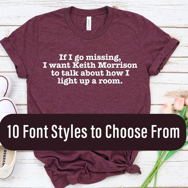 Keith Morrison Dateline Shirt: True Crime Fan Gift