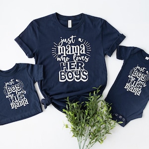 T-shirts maman et moi : t-shirts mère et fils assortis