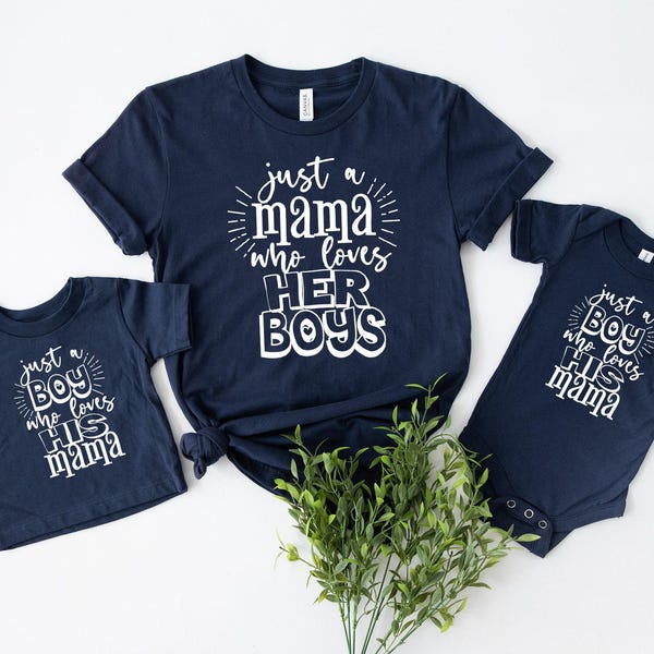 Mommy and Me T-Shirts: Matching Mother & Sons Tees