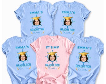 Personalized Graduation 2026 Family Matching Shirt, Custom Photo Graduate Apparel