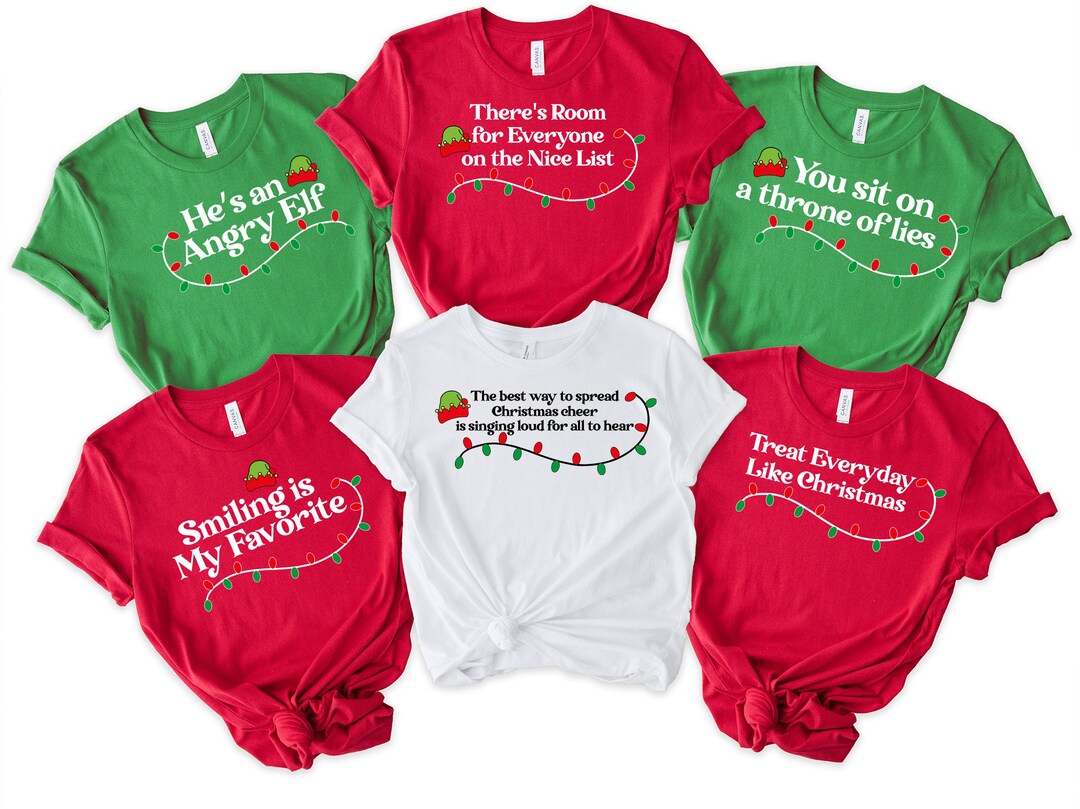 Elf Movie Quote Shirt, Buddy the Elf Shirts,cotton Headed, Christmas
