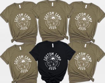 Custom Camp T-Shirt: Personalized Camping Family Reunion Shirt