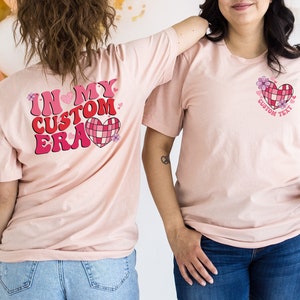 In My Era Custom Shirt, Personalized T-Shirt, Concert Outfit, Gift For Fan Girl, Cute Retro Aesthetic Women Tee, Personalized Wavy Letters,