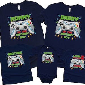 Gaming Birthday Boy,Gamer Birthday Shirt,Matching Family Birthday Shirts,Gaming Birthday Shirts,Video Game Birthday Theme,Custom Gamer Shirt