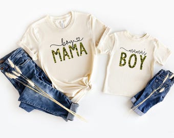 Boy Mama Shirts, Mom’s Boy Shirt, Mother’s Day Gift, Shirts for New Moms, Betseller mama and boy, trendy mommy and me