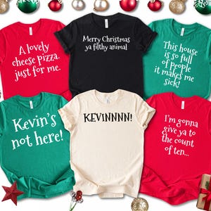 Home Alone Quote Tee, You Can’t Mess with Kids on Christmas Shirt, Funny Family Holiday Outfit