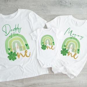 Lucky One First Birthday Shirt: St Patricks Day Family Tee