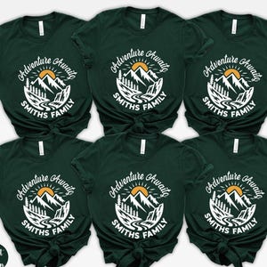 Mountain Vacation Shirt, Personalized Family Shirt, Family Camping Shirt, Custom Family Vacation Shirts, Family Vacation Shirt,Camping Shirt
