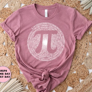 Pi Day Shirt, Math Teacher Symbol Tee, Math Lover Apparel image 4