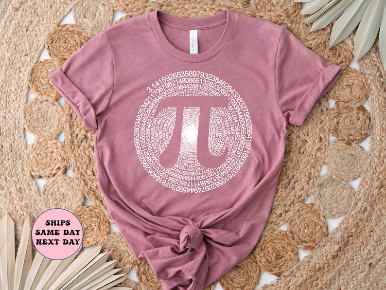 Pi Day Shirt, Math Teacher Symbol Tee, Math Lover Apparel image 4