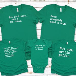 Buddy The Elf Shirts, Christmas Movie Family Matching Shirts, Funny Elf Movie Quotes Shirt, Christmas Morning Family Reunion Shirts