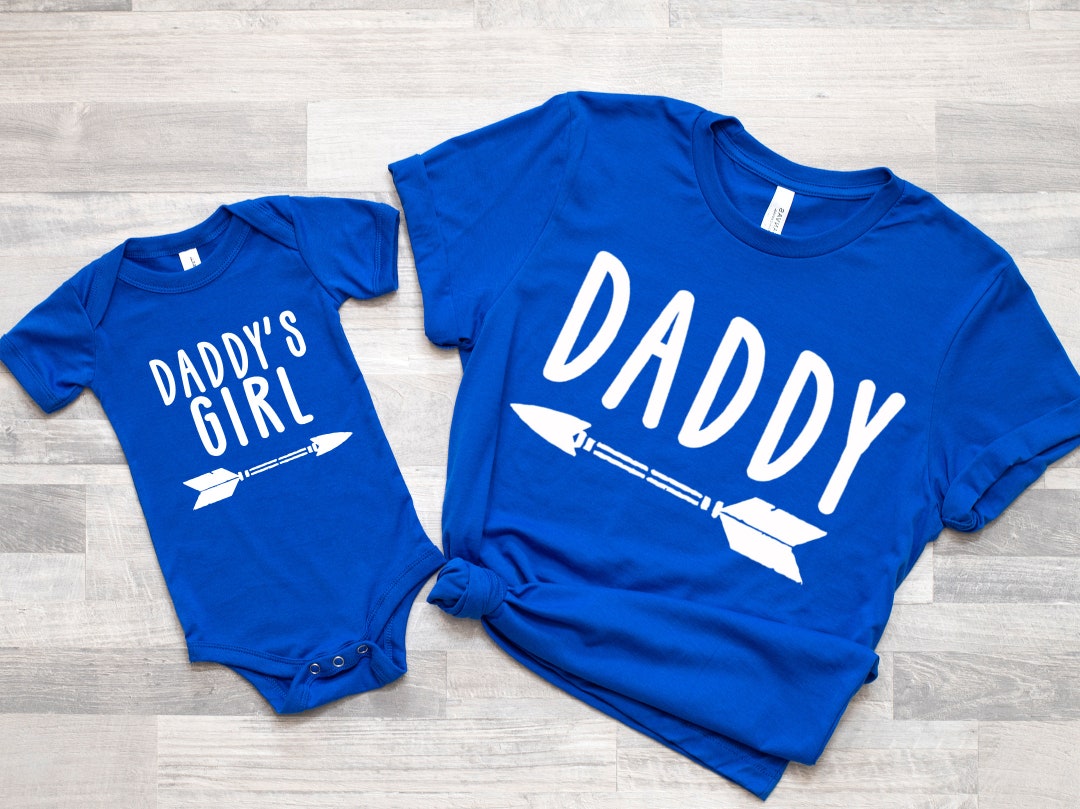 Daddy and Daddys Girl Shirt, Daddys Girl, Fathers Day Gift, Gift for