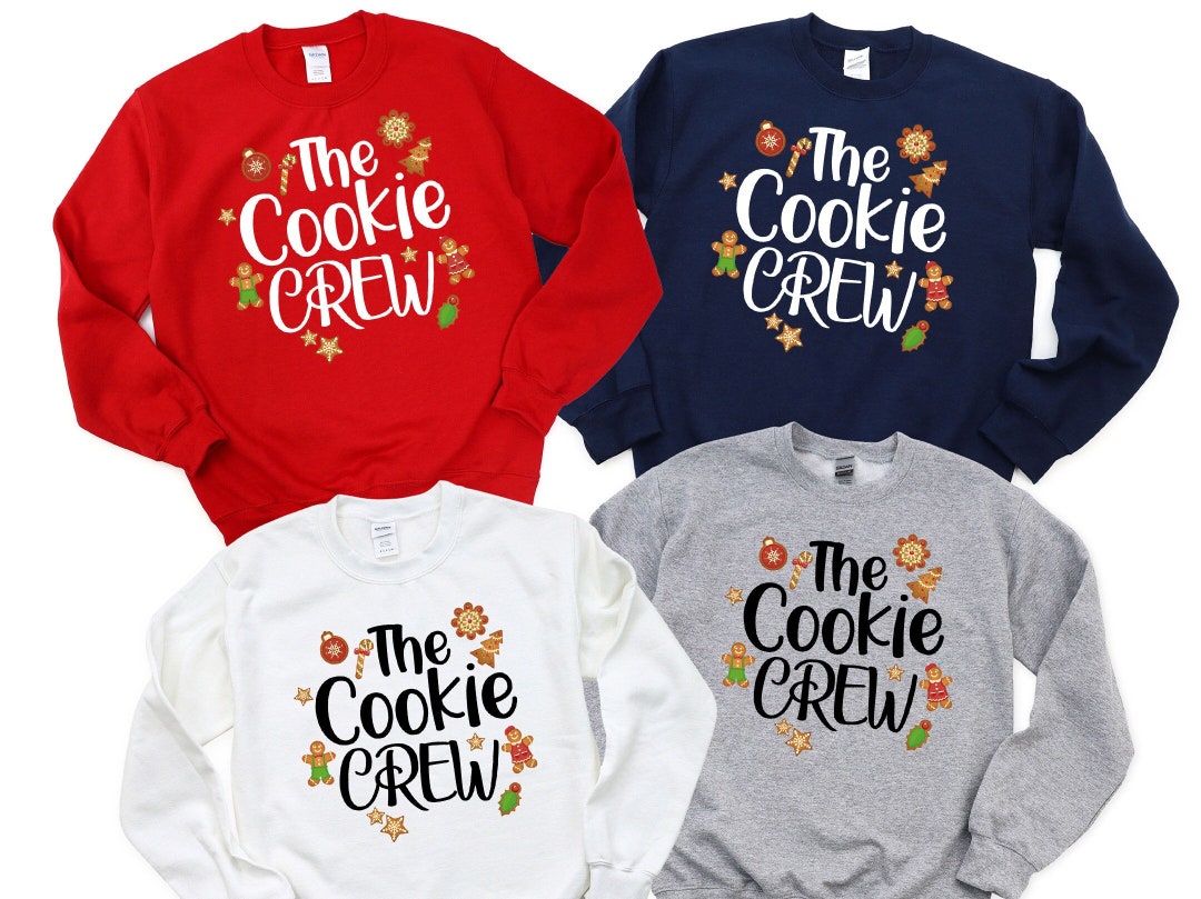 The Cookie Crew Shirt, Christmas Shirt, Cookie Lover, Cookie Shirts, Christmas Baking Shirt