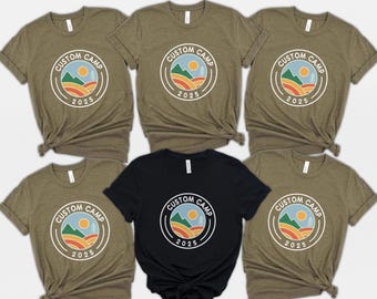 Custom Camp Shirt: Personalized Family Reunion Camping Tee