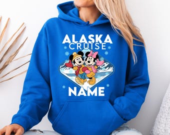 Custom Disney Alaska Cruise  Shirts, Custom Name Disney Vacation Tee, Magical Disney Trip Outfit, Custom Name Disney Trip Tops