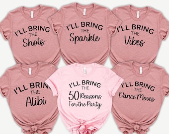 Custom Birthday Group T-Shirts: Funny Quotes, Birthday Trip Tees