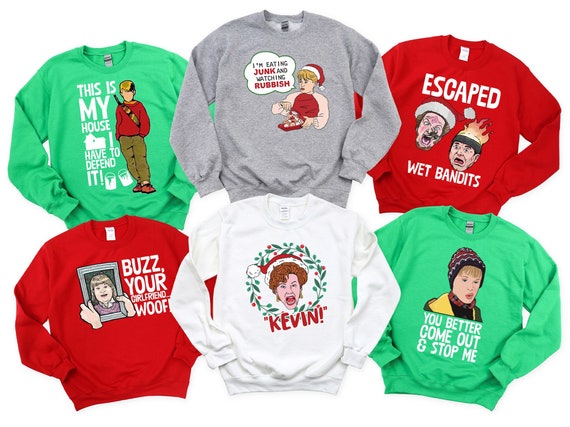 Home Alone Movie Family Matching Christmas Shirts, Christmas Home Alone Movie Family Matching Christmas Shirts, Christmas