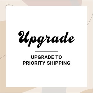 UPGRADE SHIPPING METHOD - Priority / Express