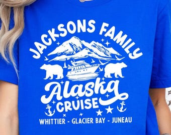 Personalized Alaska Cruise Shirt: Custom Family Vacation Tee
