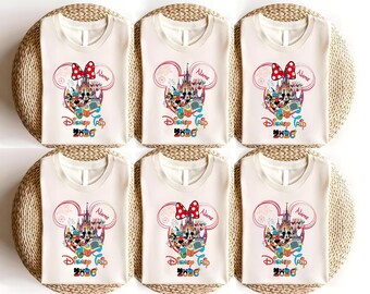 Custom Disney Mickey & Minnie Vacation Shirts, Family Matching Tees for Disney Trips