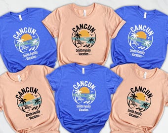 T-shirts personnalisés pour les vacances en famille : t-shirts personnalisés pour un voyage à la plage