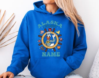 Custom Disney Alaska Cruise  Shirts, Custom Name Disney Vacation Tee, Magical Disney Trip Outfit, Custom Name Disney Trip Tops
