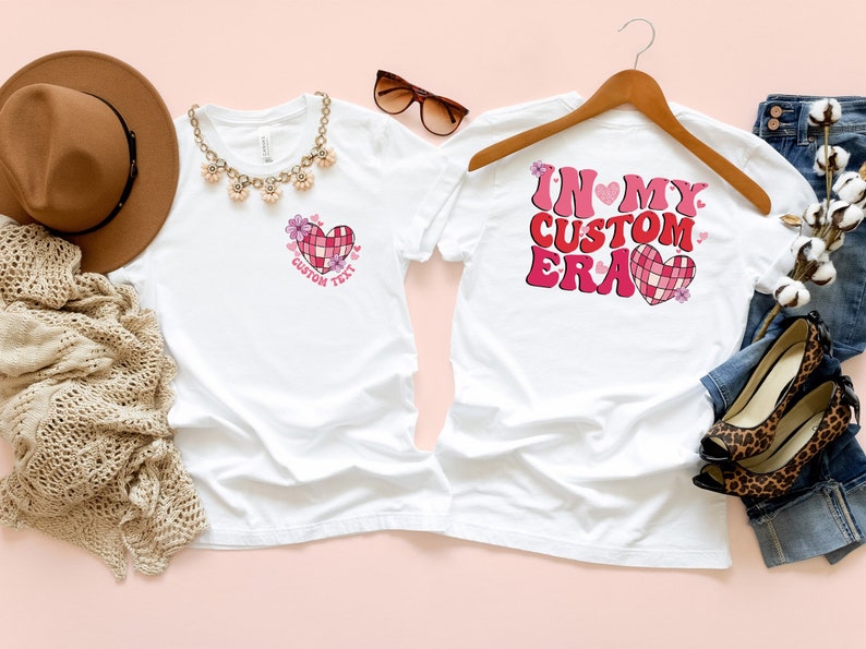In My Era Custom Shirt, Personalized T-Shirt, Concert Outfit, Gift For Fan Girl, Cute Retro Aesthetic Women Tee, Personalized Wavy Letters,
