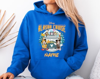 Custom Disney Alaska Cruise  Shirts, Custom Name Disney Vacation Tee, Magical Disney Trip Outfit, Custom Name Disney Trip Tops