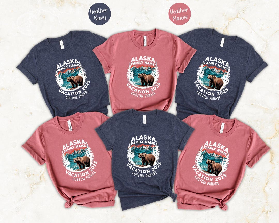 Custom Alaska Cruise Shirt: Family Matching Vacation Tee