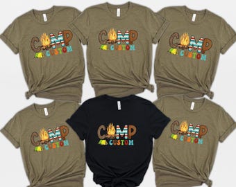 Custom Camp Shirt: Personalized Camping Family Reunion Gift
