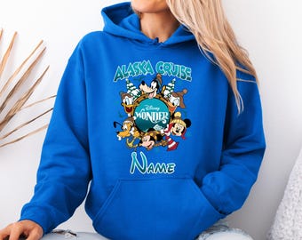 Custom Disney Alaska Cruise  Shirts, Custom Name Disney Vacation Tee, Magical Disney Trip Outfit, Custom Name Disney Trip Tops