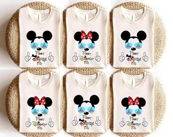 Custom Disney Mickey & Minnie Vacation Shirts, Family Matching Tees for Disney Trips