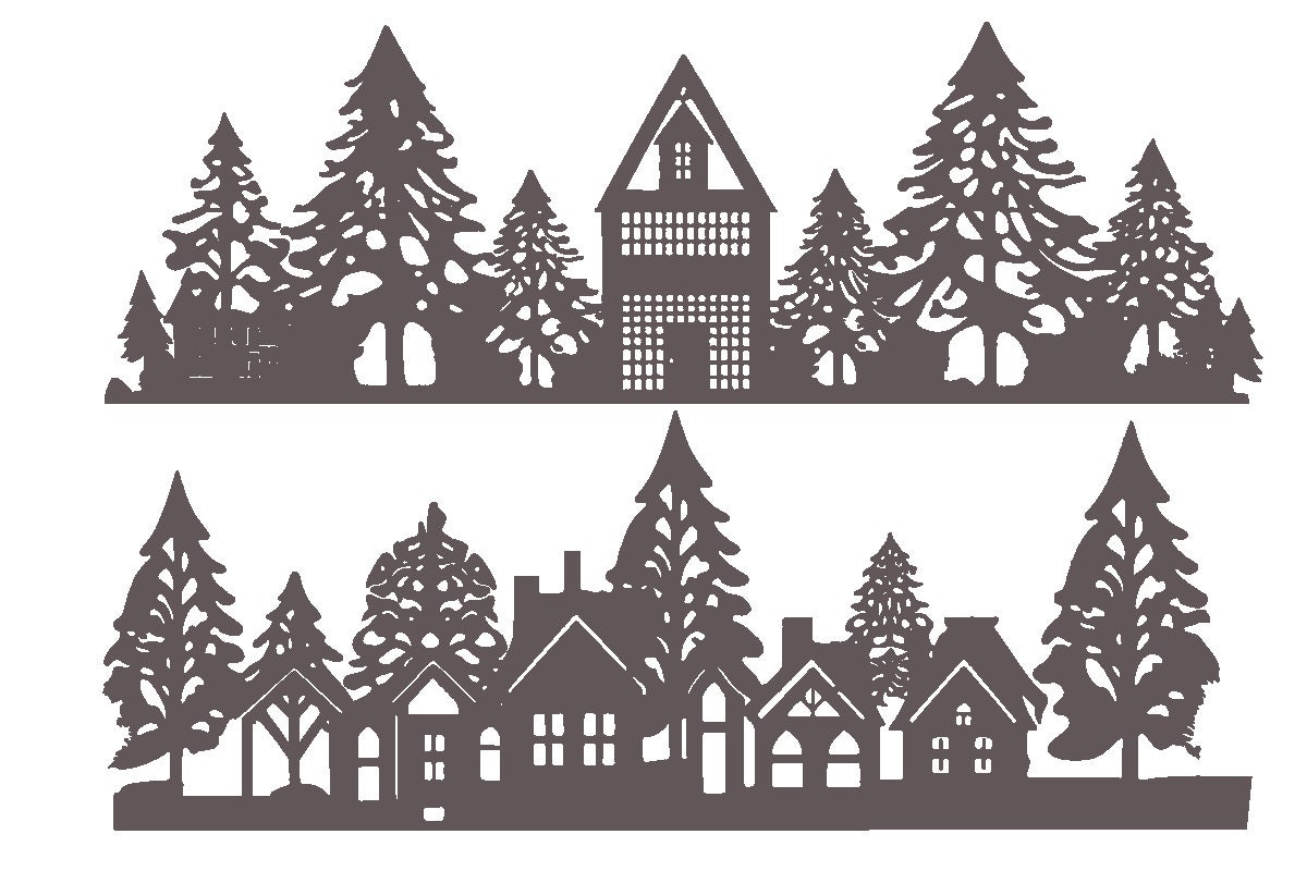 christmas-village-silhouette-cut-outs-svg-dxf-etsy