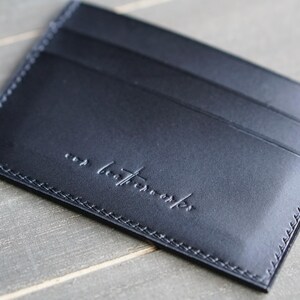 Handmade Minimalist cardholder