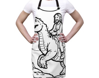 Jezus rijden dinosaurus T-shirt