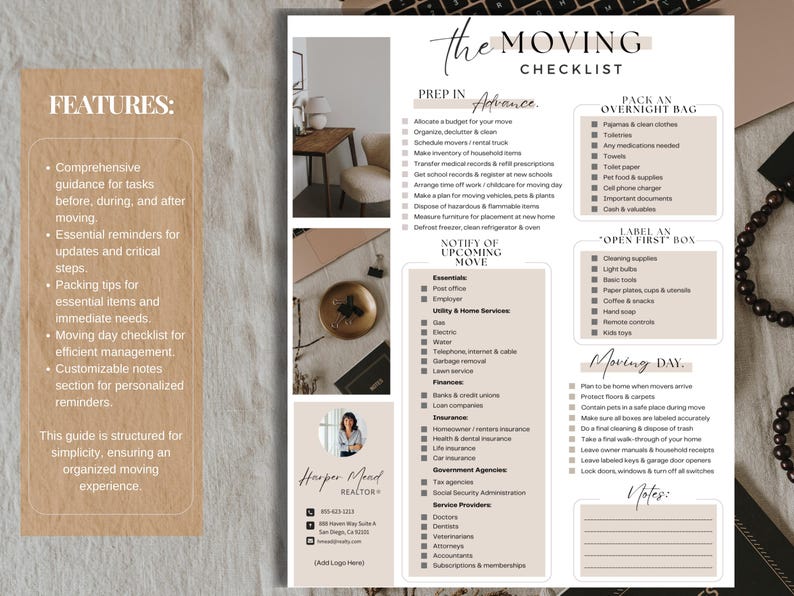 Moving Checklist - Etsy
